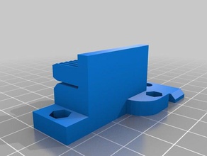 sujetador de correa gt2 para el eje y prusa tairona Impresora 3d las piezas cinturón make-r i3 y-correa-titular 3d print model - Mito3D
