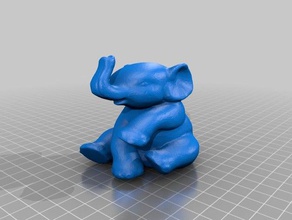 beams elephant animals animal 3d print model - Mito3D