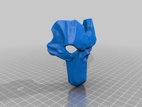 darksiders ölüm maskesi video oyunları maske giyilebilir 3d print model - Mito3D
