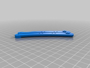 csgo - butterfly knife oggetti di scena 3d print model - Mito3D