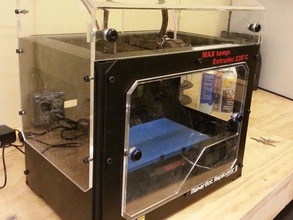 replicator 2 fechos de caso 3d a impressora os acessórios estojo em acrílico gabinete 3d print model - Mito3D