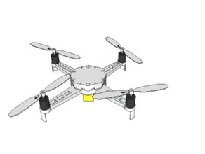 250 stampabile quadcopter r c i veicoli multicopter multirotor quad 3d print model - Mito3D
