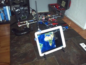 3dr mount kemer titaniumhd tablet radyo araçlar 3d print model - Mito3D