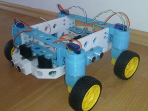 smal rover le bricolage arduino mega 2560 de l'apprentissage mars mini robot la robotique voiture petit 3d print model - Mito3D