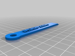 small 3d print shovel 1m3dpcom nametag printing keychain mini 3d print model - Mito3D