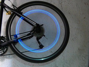 bike wheel induction safety light gadgets 3d print model - Mito3D