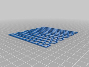 grid plane brick layout 3d printing 3d print model - Mito3D