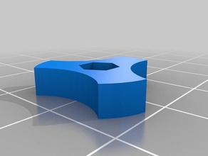 my customized parametric hex nut knob m3 3d printer accessories 3d print model - Mito3D