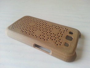 galaxy s3 triangles mobile phone 3d print model - Mito3D
