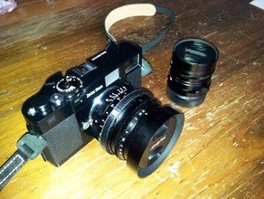 anillo de enfoque wtab nokton 50 mm f11 otros la cámara lente voigtlander 3d print model - Mito3D