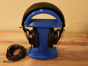 headphone stand audio base headphones holder set 3d print model - Mito3D