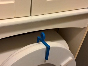 asiento de inodoro titular superior cuarto baño lo más reciente 3d print model - Mito3D