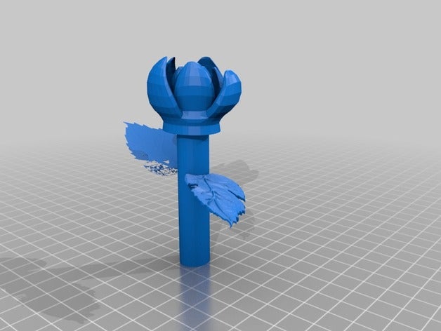 prim rose- bialkowski 3d printing rose 3D print model - Mito3D