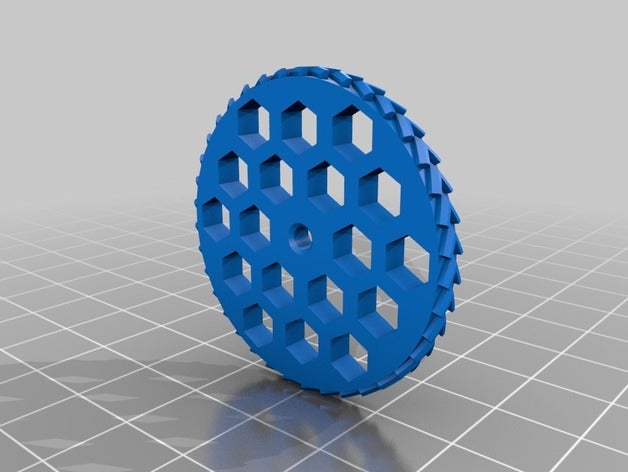 hexwheel v1 in der Robotik offroad Roboter Rad Radfahrzeug Räder 3D print model - Mito3D