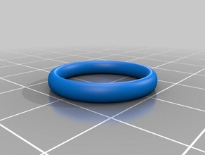 ring ellipse k 2x3 Ringe kundengebundene 3d print model - Mito3D