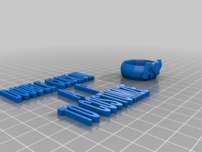 anillo-o-amante La impresión en 3d 3d print model - Mito3D