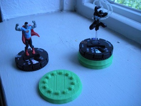 heroclix professionelle action token Spiele clix speed 3d print model - Mito3D
