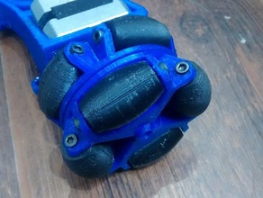 3 yönlü plataform tekerlekler Robotik motor nema17 17 nema mount omni omniwheel tekerlek pap robot steper 3d print model - Mito3D