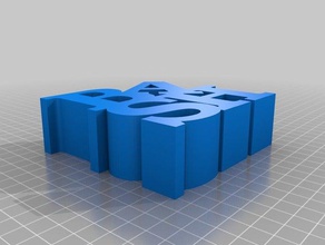 bash Skulpturen kundengebundene 3d print model - Mito3D