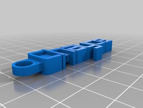 trousseau chayce de l'organisation personnalisé 3d print model - Mito3D