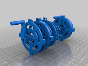 single planetary gear system 3d printing experimental gears mechanism 3d print model - Mito3D
