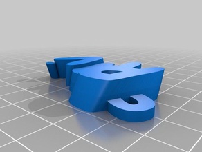 my customized iamburny's keyring - ravi organization 3d print model - Mito3D