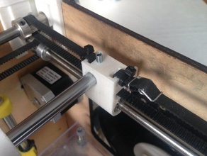 tantillusxy se termine gt2 ceintures xy tiges de fixation l'imprimante 3d pièces tantillus ultius 3d print model - Mito3D