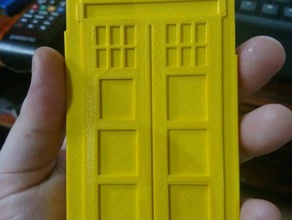 iphone 6 tardis case mobile phone doctor 3d print model - Mito3D