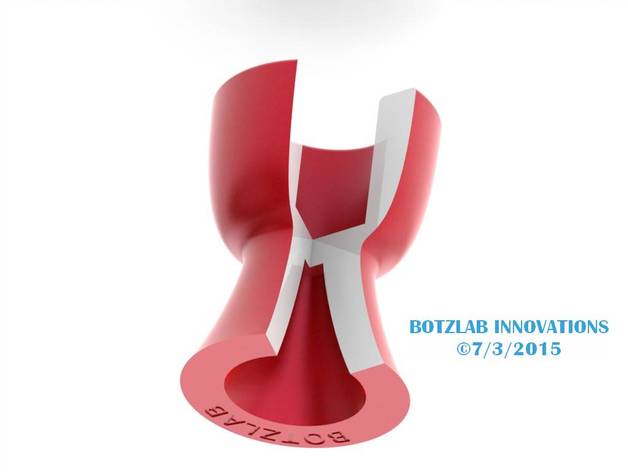 botzlab Kerze-Halter Dekor Kerzenhalter 3D print model - Mito3D