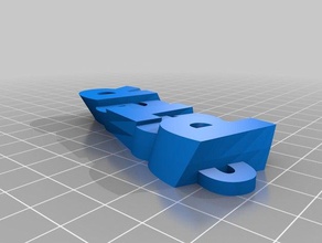 mi personalizados iamburny del texto - nombre llavero mando pedro organización personalizado 3d print model - Mito3D