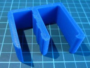 masa kulaklık tutucu altında diy kablo basit performans 3d print model - Mito3D