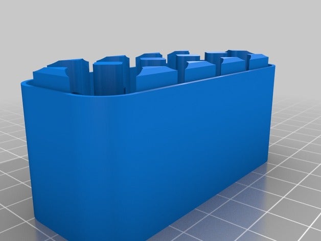 my customized battery case containers 3D print model - Mito3D