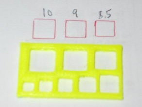 stencil squares 10 down too small office 3d print model - Mito3D