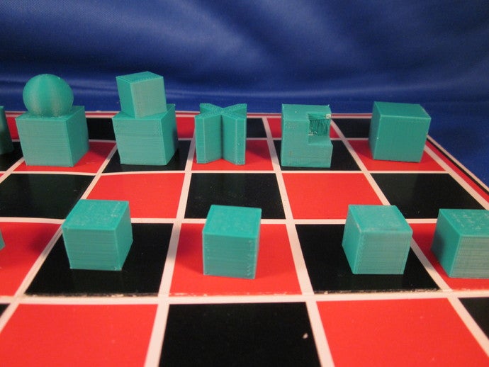 bauhaus 2 set placcato andsupported di scacchi bauahus gioco 3D print model - Mito3D