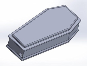 porte cl s cercueil accesorios 3d print model - Mito3D