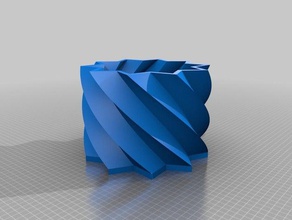 meu personalizados estrelas vase2 recipientes personalizado 3d print model - Mito3D