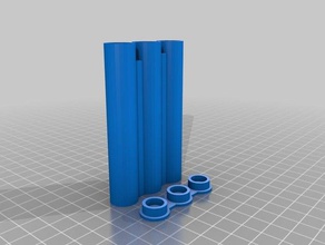 triple conteneur les conteneurs 3d print model - Mito3D