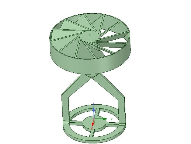 utilizzare il vento caldo spia del cellulare arredamento catchthewind 3D print model - Mito3D