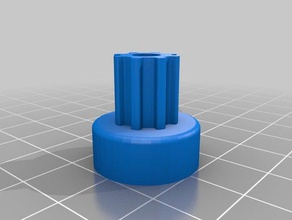 pulley 8 teeth 3d printer parts customized 3d print model - Mito3D