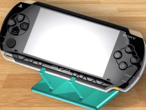 psp display-Ständer video-Spiele display gaming sony stand 3d print model - Mito3D