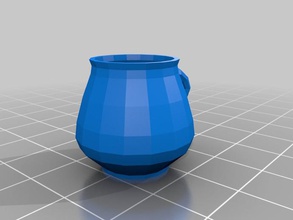 utah teacup other mug 3d print model - Mito3D