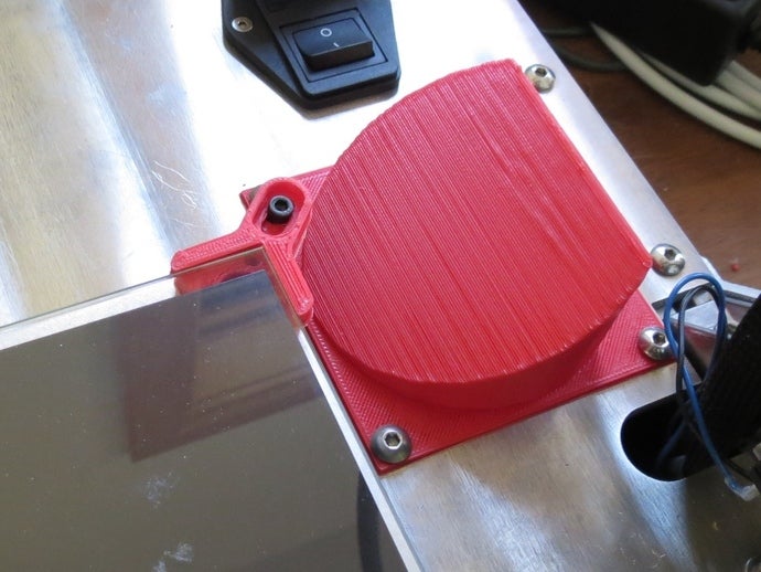 aluminatus power supply fan cowling 3d printer parts duct exhaust 3D print model - Mito3D