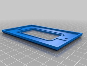 super basic wallplate electrical household 3d print model - Mito3D