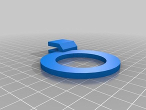 printbot semplice anello di metallo leggero titolare La stampa 3d printrbot simple l'anello luce 3d print model - Mito3D