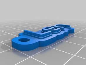 len Schlüsselanhänger - Organisation kundengebundene 3d print model - Mito3D