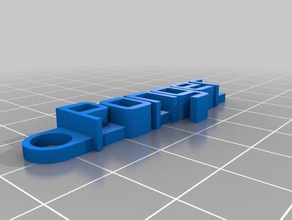 ponger organization customized 3d print model - Mito3D