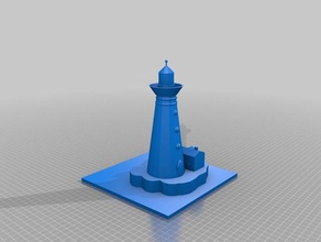Leuchtturm Gebäude & Strukturen 3d print model - Mito3D