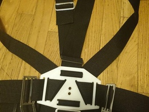 sidemount backplates lumbar dorsal sport & outdoors backplate harness openscad scad scuba diving webbing 3d print model - Mito3D
