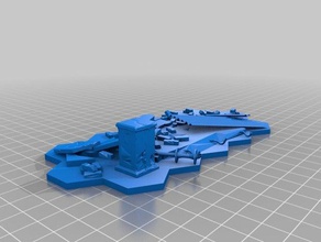1 moloz yığını binalar ve yapılar kıyamet rpg kalıntıları arazi wargaming 3d print model - Mito3D