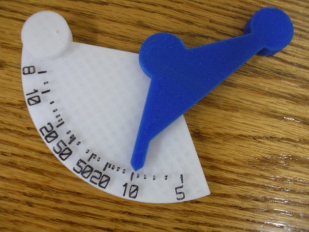 raggio di gauge strumenti 3D print model - Mito3D